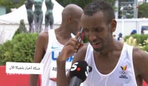 بشير عبدي لاجئ صومالي في بلجيكا يحصل على الميدالية الفضية