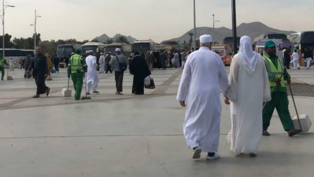 صورة الأب والأم في مكة