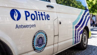 سيارة شرطة في بلجيكا