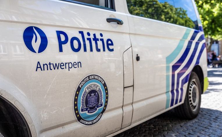 سيارة شرطة في بلجيكا