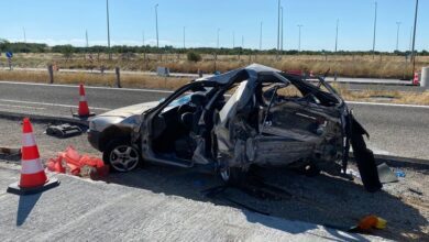 حادث سيارة في اليونان