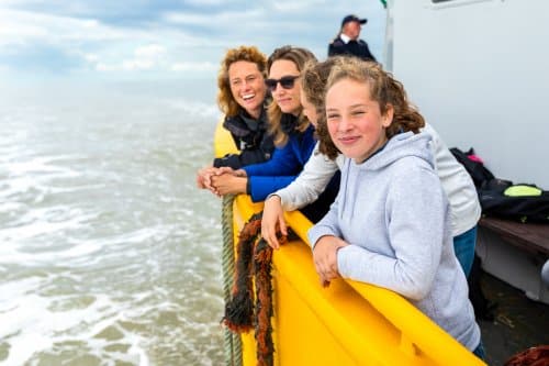 زيارة التوربينات الهوائية في بحر اوستند