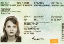 البصمات في بطاقة الهوية بلجيكا
