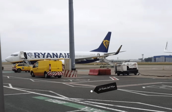 طائرة في مطار زافينتم في بروكسل
