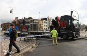 اصابة امرأة بالغة من العمر 49 عام بجروح خطيرة بسبب حادث في مدينة أنتويرب