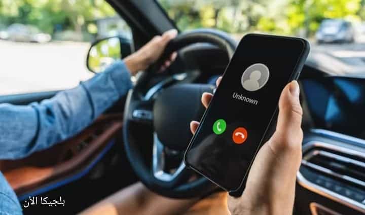 عدد المخالفات السنوية في بلجيكا بسبب استخدام الهاتف أثناء القيادة