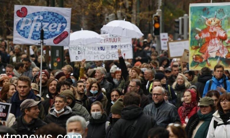 مظاهرة أخرى في بروكسل ضد إجراءات كورونا الأحد