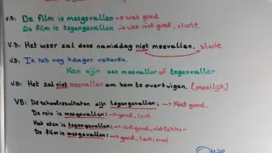 تعلم اللغة الهولندية... درس meevallen و tegenvallen
