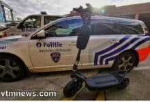 القبض على رجل في بلجيكا بسبب السرعة المفرطة بإستخدام السكوتر