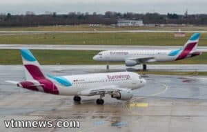 شركة الطيران منخفضة التكلفة Eurowings هي شركة طيران ألمانية اليوم