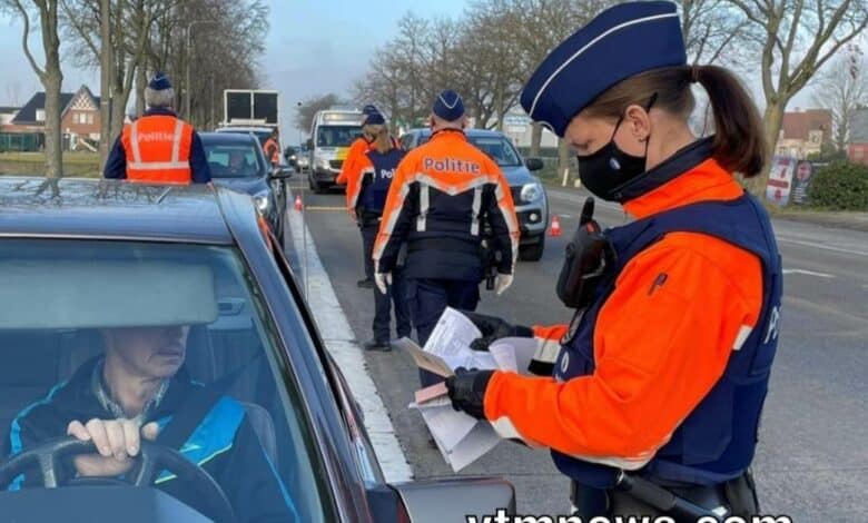 شرطة المرور في بلجيكا