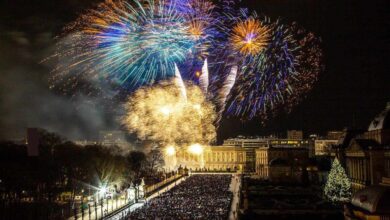 الألعاب النارية في بروكسل