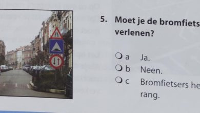 إشارات مرور بلجيكية