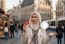 إمرأة في بلجيكا