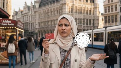 إمرأة في بلجيكا