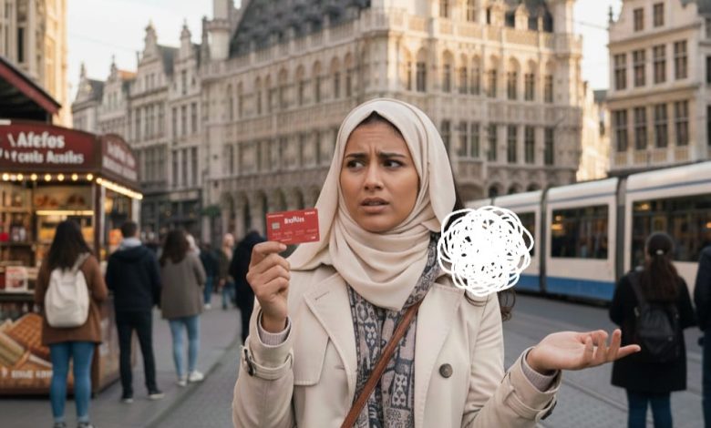 إمرأة في بلجيكا