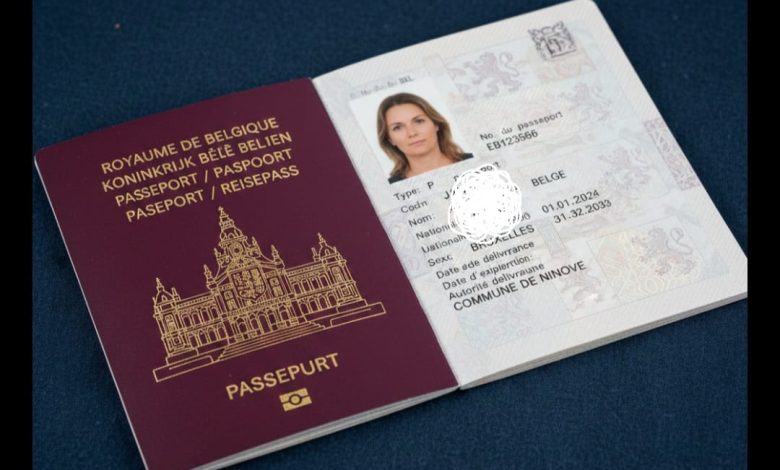 جواز السفر البلجيكي