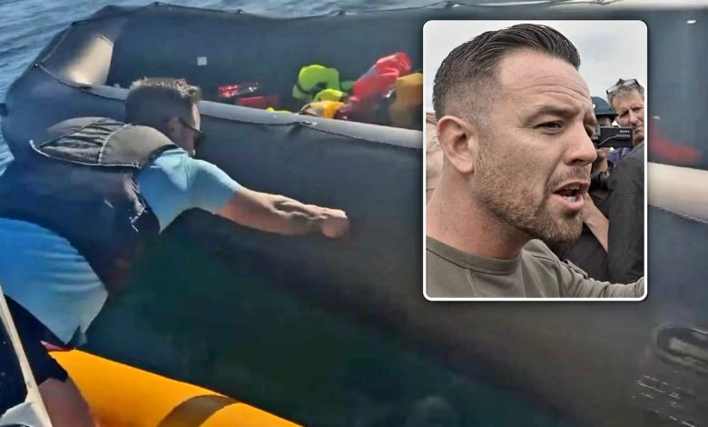 UK Activist Daniel Thomas Slashes Migrant Boat
