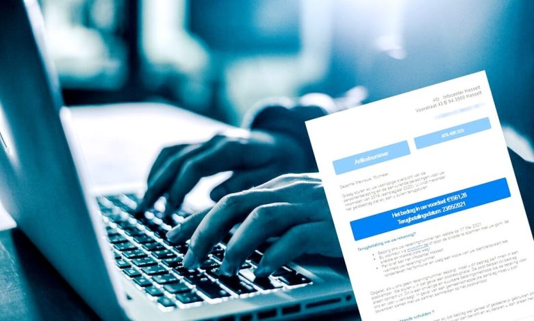phishing in Belgium