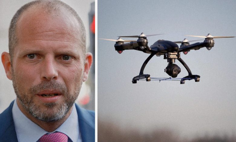 Drone spotted near Brussels Airport in Belgium