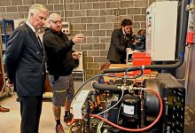 King Philippe visits a new Forem training center in Jemappes, Hainaut