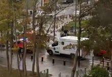 French emergency services respond to a shooting near Paris