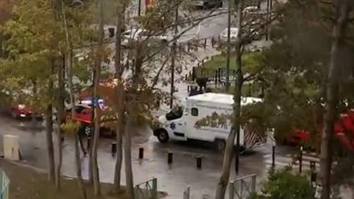 French emergency services respond to a shooting near Paris