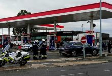 Police respond after a shooting in Trappes west of Paris, France
