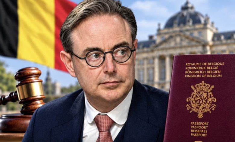 Belgian flag representing the country's revised rules on revoking citizenship after certain serious criminal convictions.
