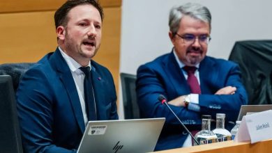 Brussels prosecutor Julien Moinil speaking about drug-related shootings and organized crime in Belgium